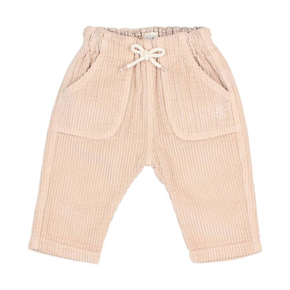NEW BÚHO kid's corduroy pants in macadamia